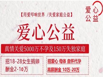 桓仁捐卵助孕生子 爱心志愿者招募